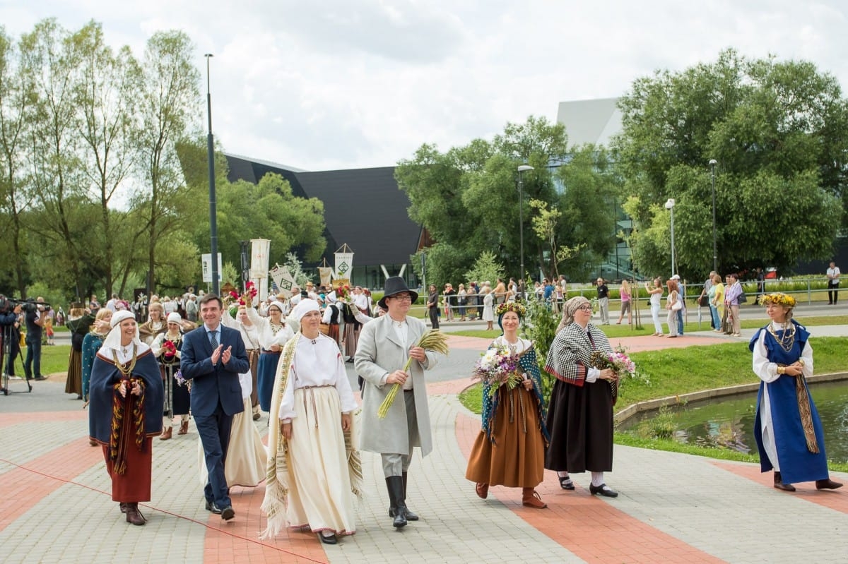 "Baltica 2015" gājiens Rēzeknē / "Baltica 2015" participants' procession