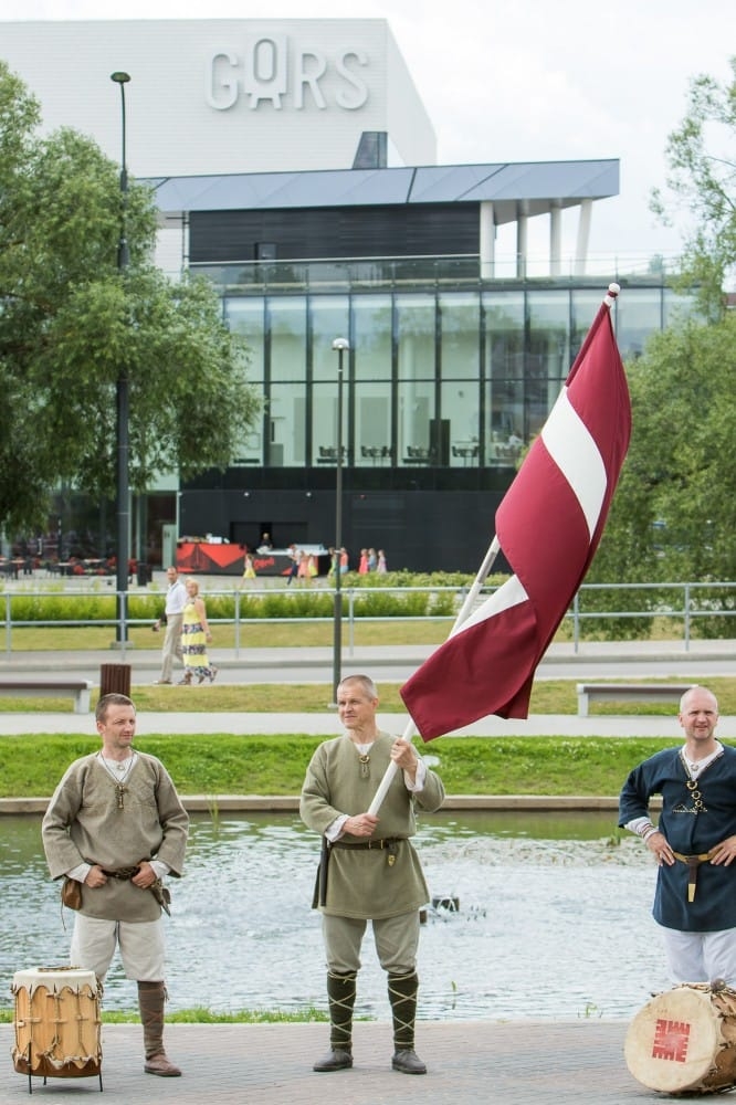 "Baltica 2015" gājiens Rēzeknē / "Baltica 2015" participants' procession