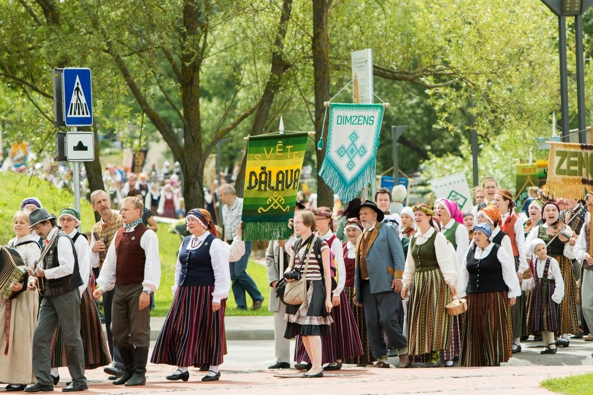 "Baltica 2015" gājiens Rēzeknē / "Baltica 2015" participants' procession