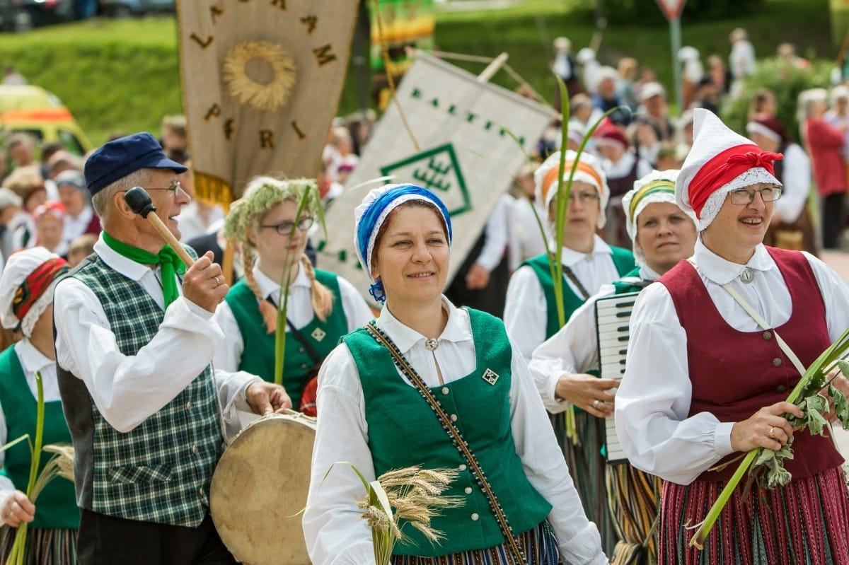 "Baltica 2015" gājiens Rēzeknē / "Baltica 2015" participants' procession