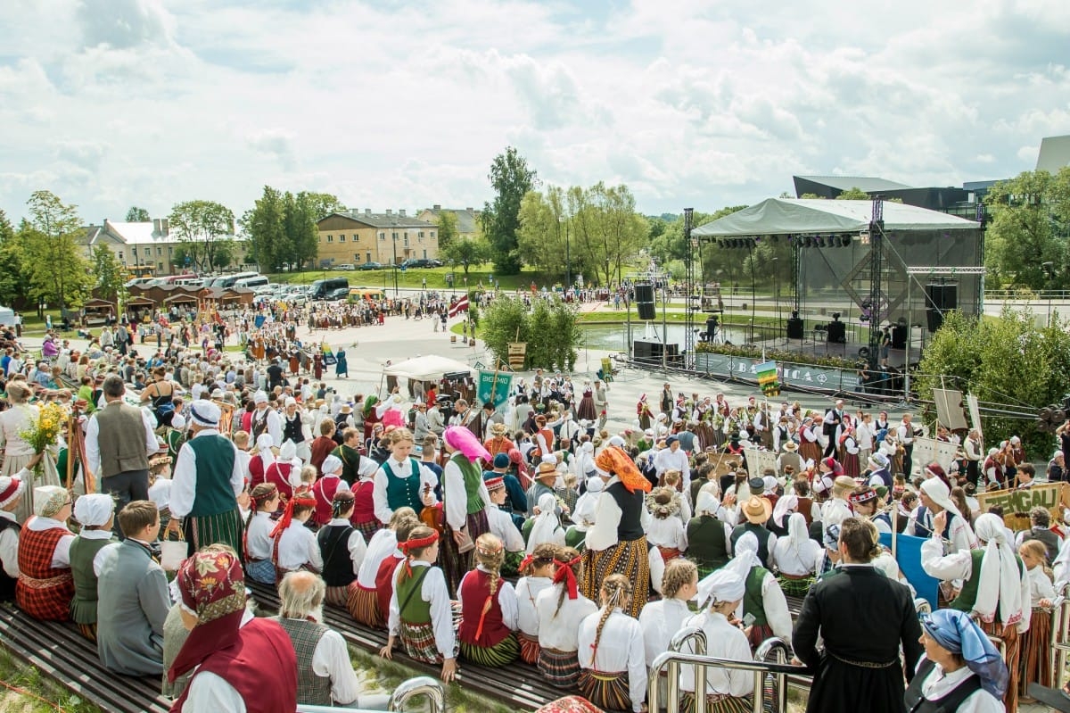 "Baltica 2015" gājiens Rēzeknē / "Baltica 2015" participants' procession