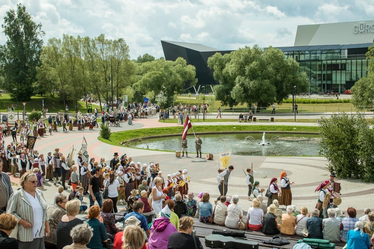 "Baltica 2015" gājiens Rēzeknē / "Baltica 2015" participants' procession