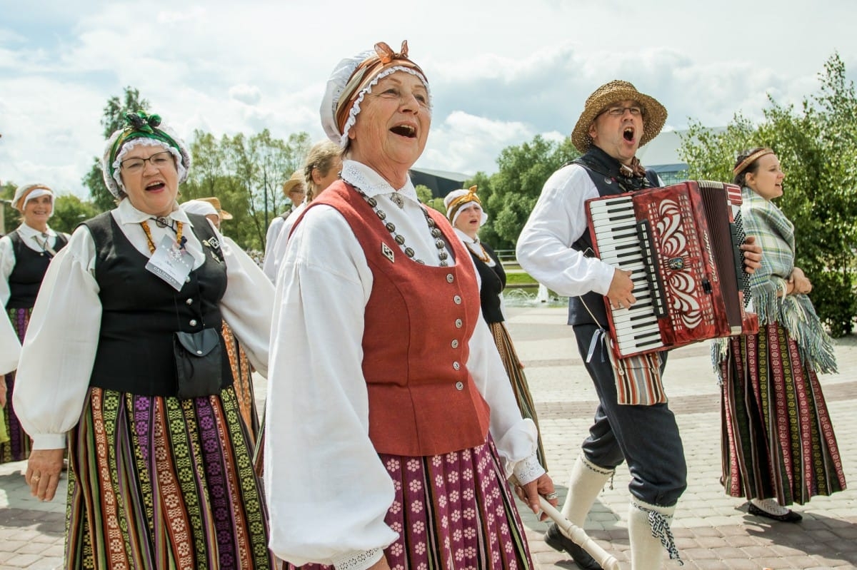 "Baltica 2015" gājiens Rēzeknē / "Baltica 2015" participants' procession