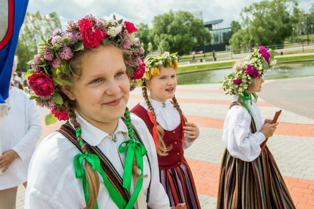 "Baltica 2015" gājiens Rēzeknē / "Baltica 2015" participants' procession