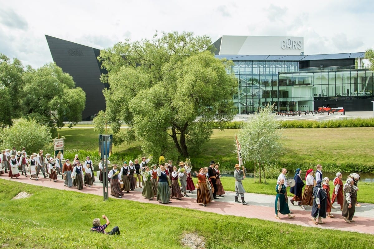 "Baltica 2015" gājiens Rēzeknē / "Baltica 2015" participants' procession