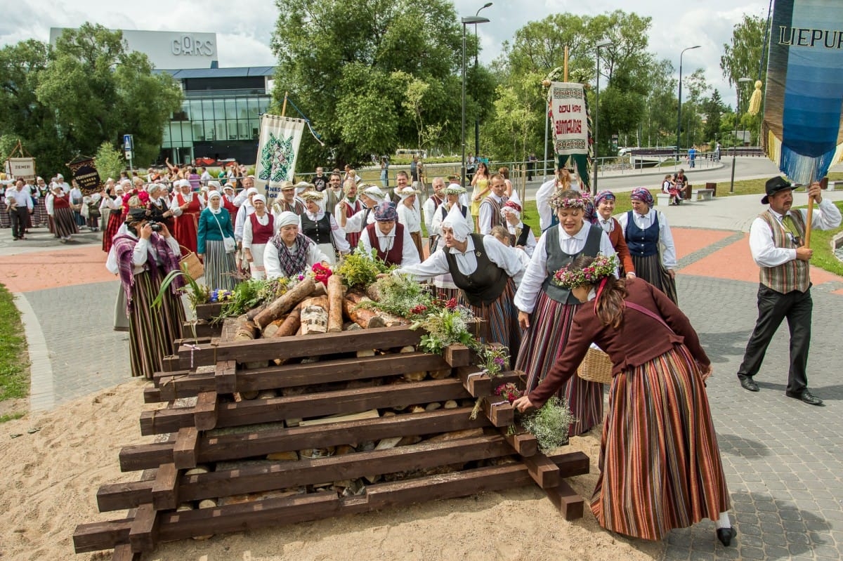 "Baltica 2015" gājiens Rēzeknē / "Baltica 2015" participants' procession