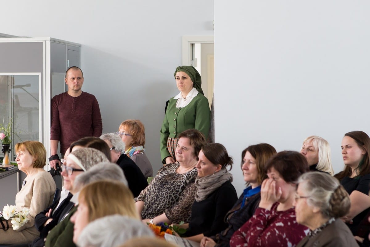 Grāmatas “Apģērba attīstība Zemgalē 19.gadsimtā” atvēršana