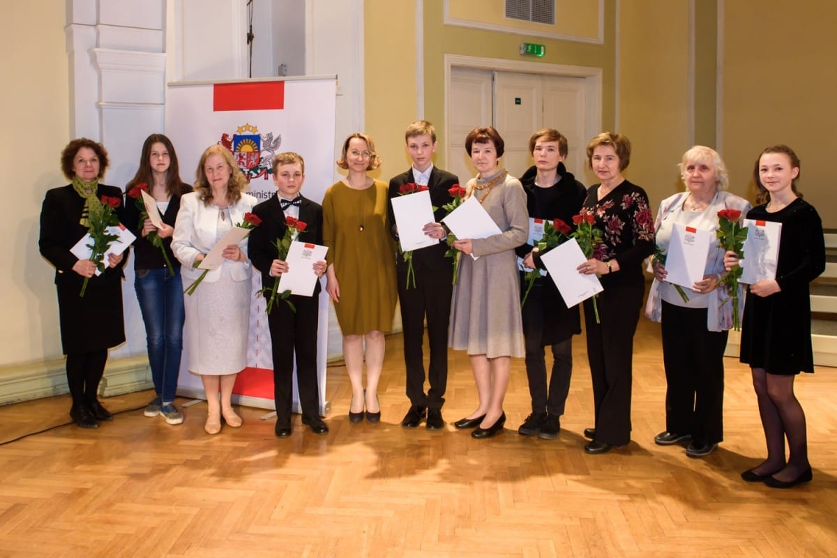 Kultūras ministrijas apbalvojuma un Cimzes balvas pasniegšanas ceremonija