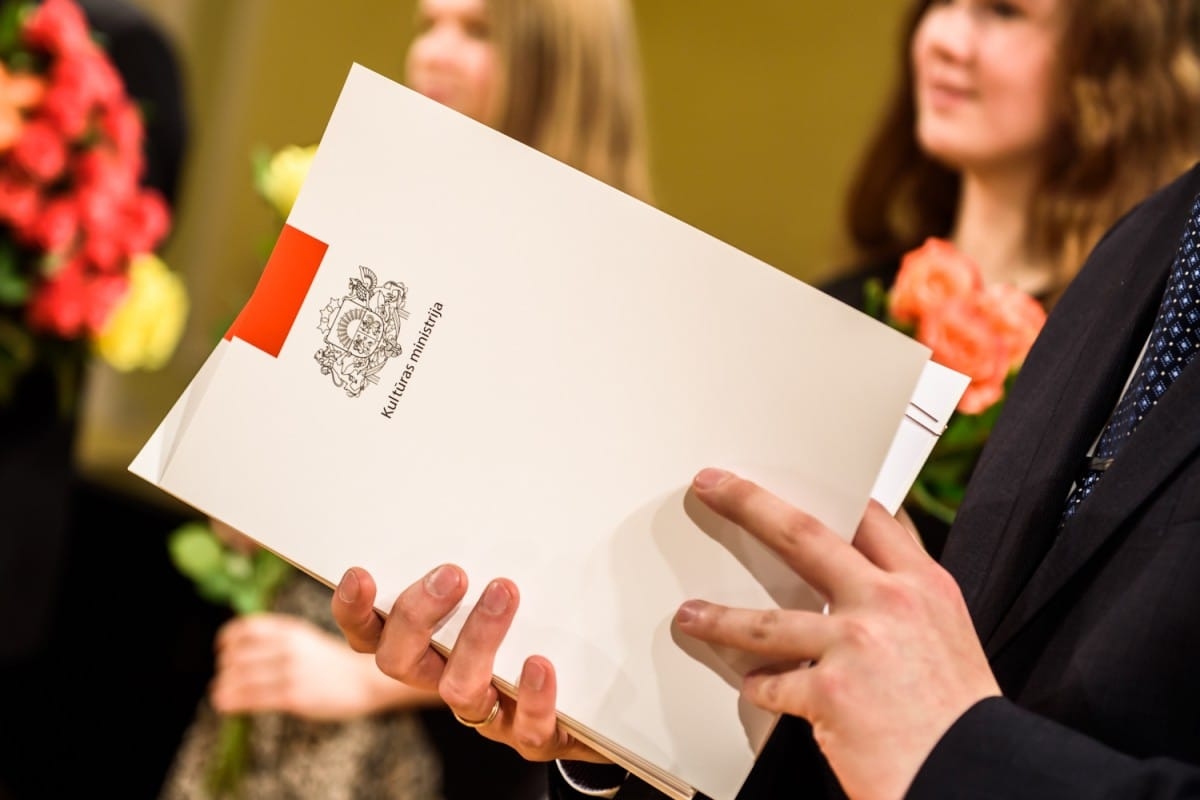 Kultūras ministrijas apbalvojuma un Cimzes balvas pasniegšanas ceremonija