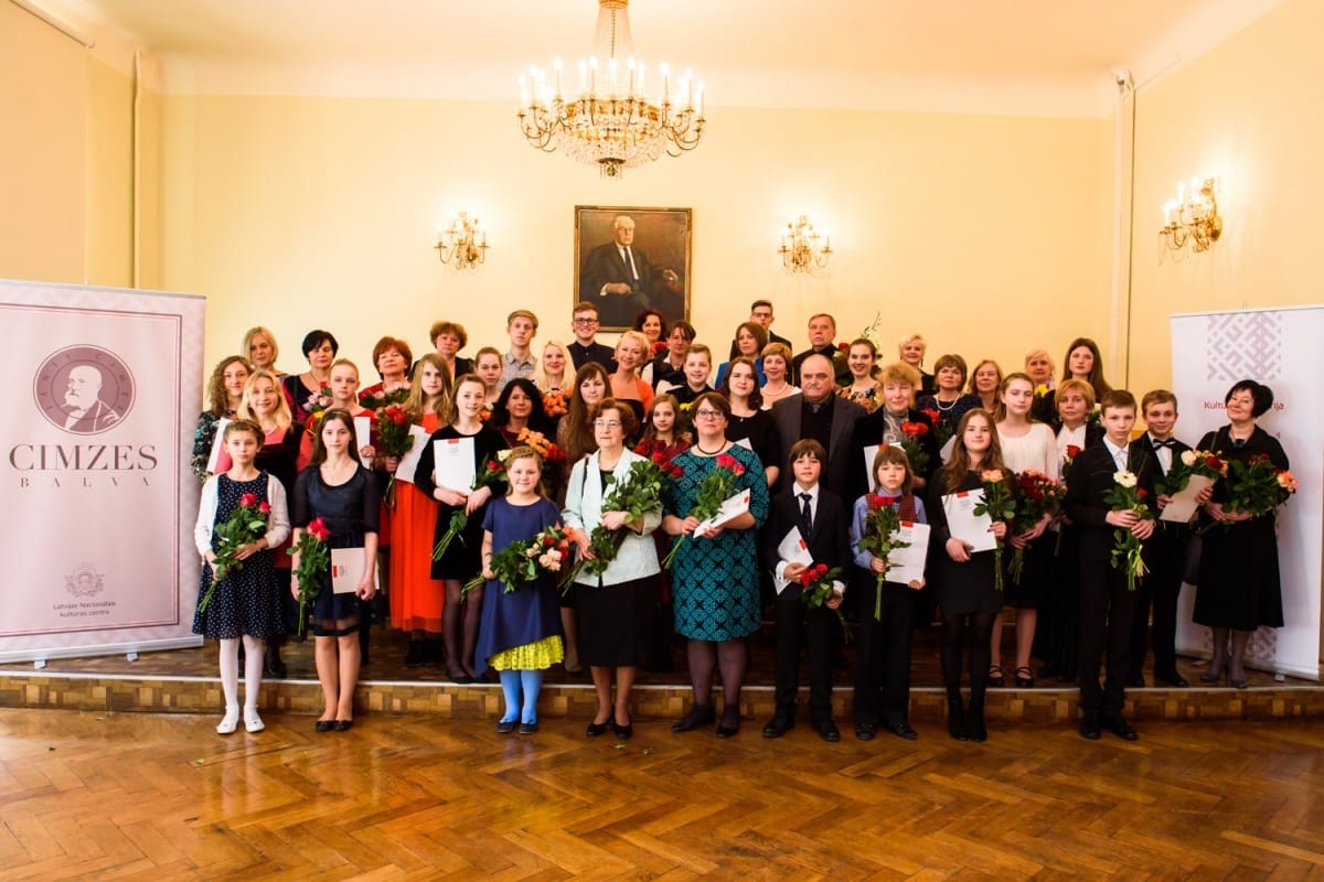 Kultūras ministrijas apbalvojuma un Cimzes balvas pasniegšanas ceremonija