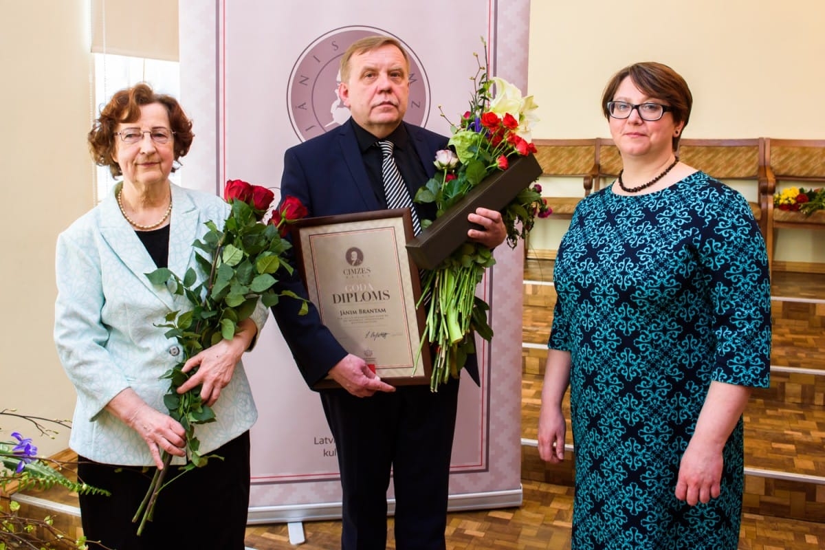 Kultūras ministrijas apbalvojuma un Cimzes balvas pasniegšanas ceremonija