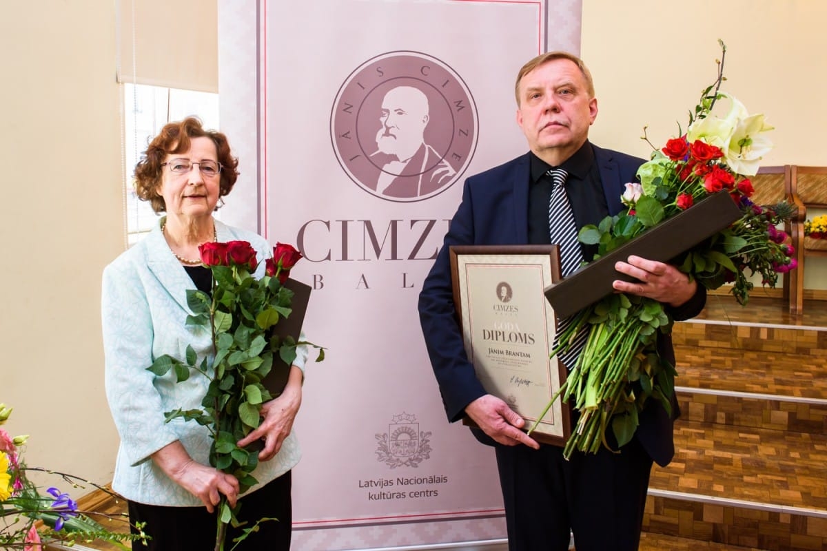 Kultūras ministrijas apbalvojuma un Cimzes balvas pasniegšanas ceremonija