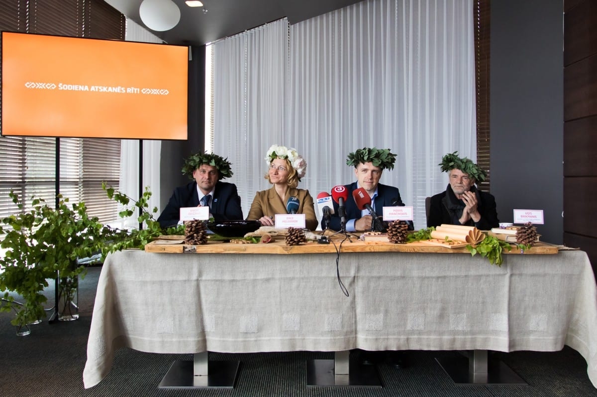 Preses konference par Swedbank atbalstu Dziesmu un deju svētku kustībai