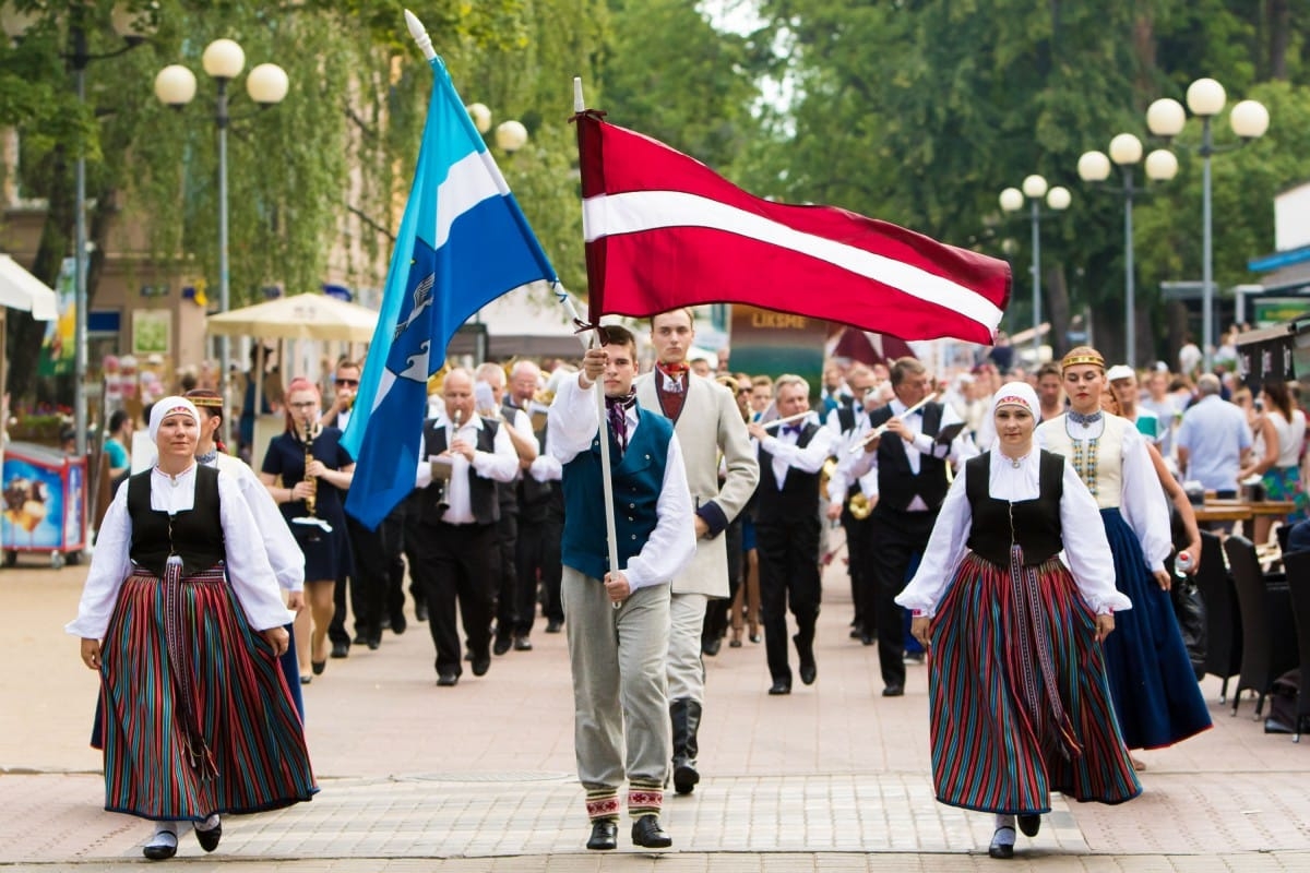 VIII Starptautiskā tautas deju festivāla "Sudmaliņas" atklāšanas diena