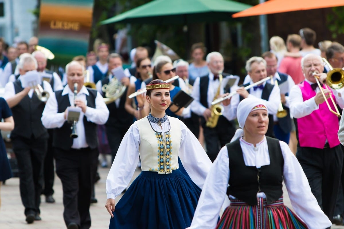 VIII Starptautiskā tautas deju festivāla "Sudmaliņas" atklāšanas diena
