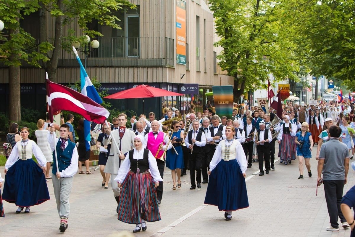 VIII Starptautiskā tautas deju festivāla "Sudmaliņas" atklāšanas diena