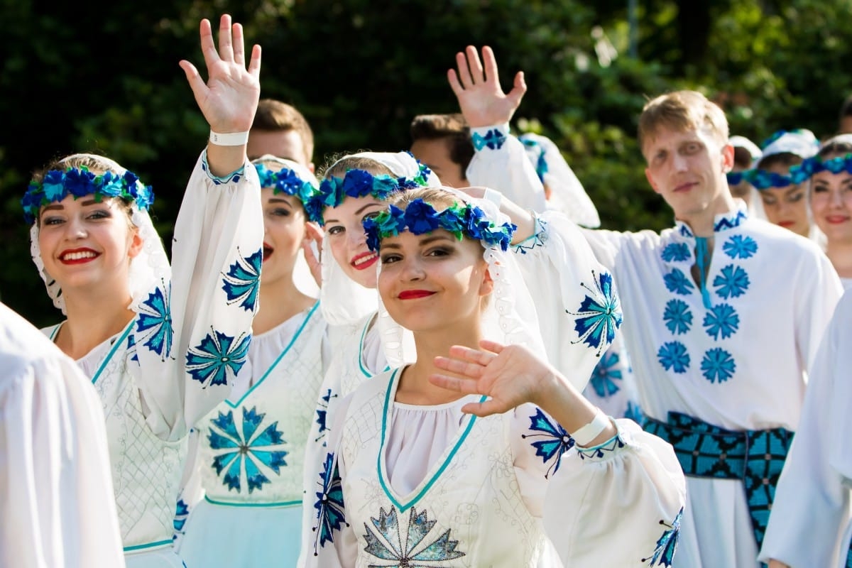 VIII Starptautiskā tautas deju festivāla "Sudmaliņas" atklāšanas diena