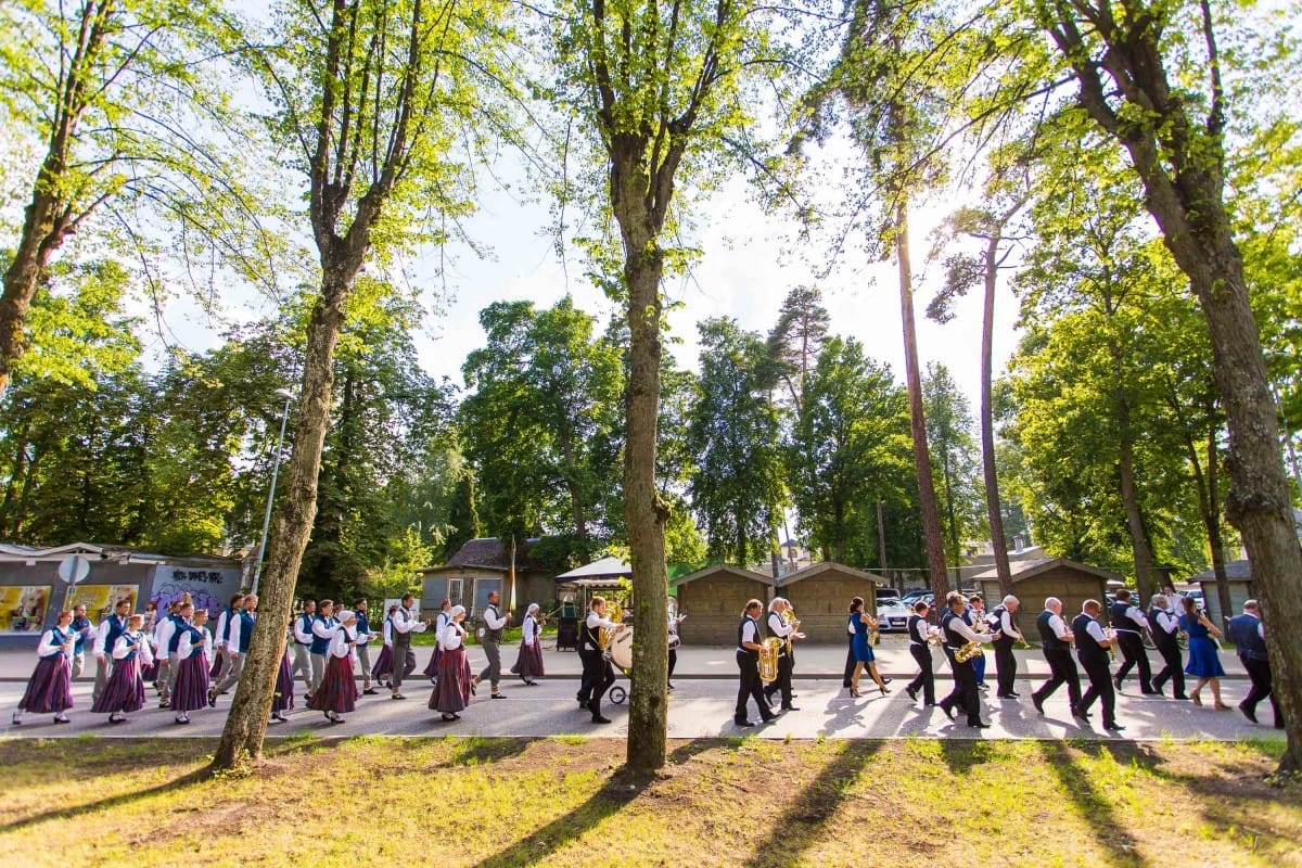 VIII Starptautiskā tautas deju festivāla "Sudmaliņas" atklāšanas diena