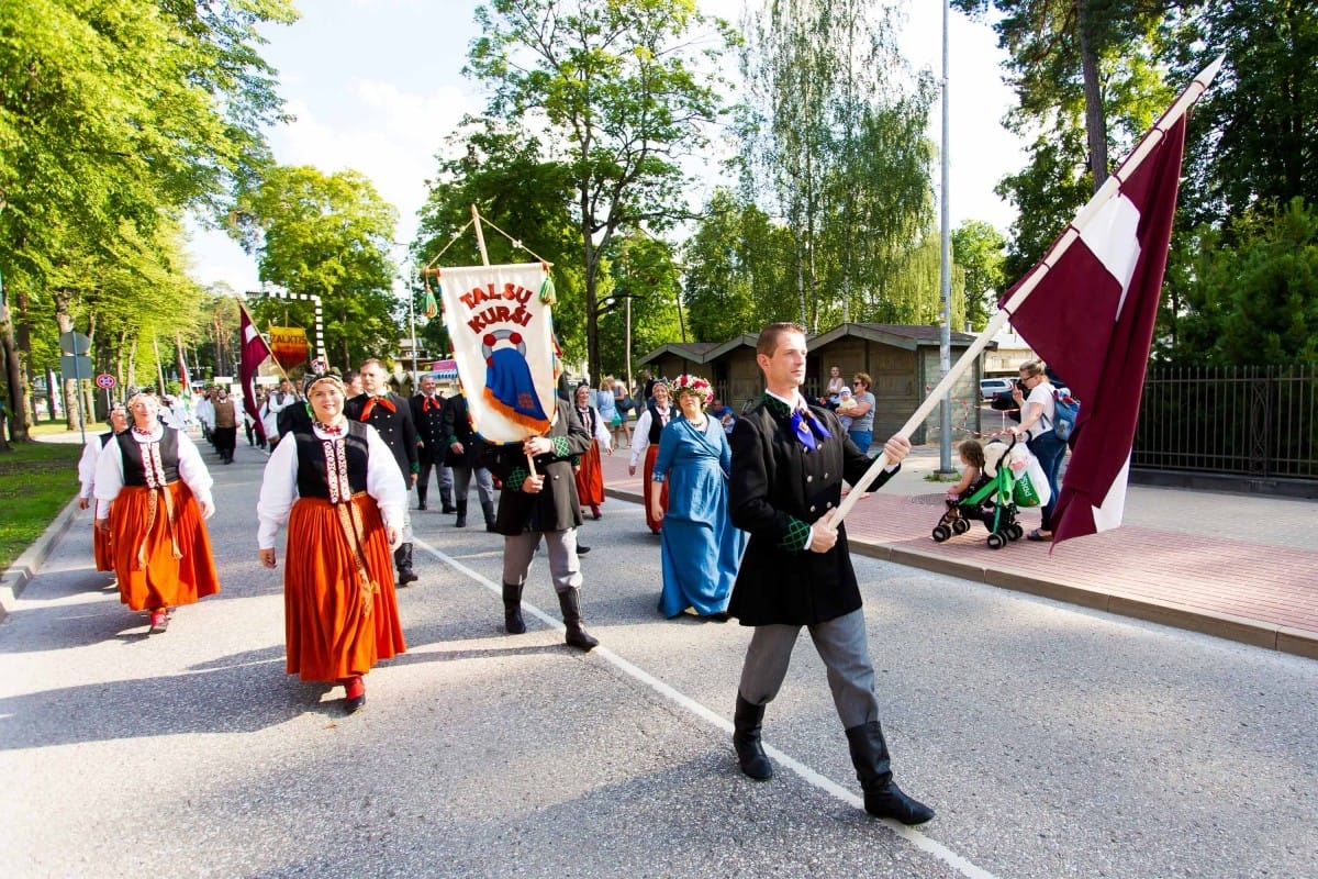 VIII Starptautiskā tautas deju festivāla "Sudmaliņas" atklāšanas diena