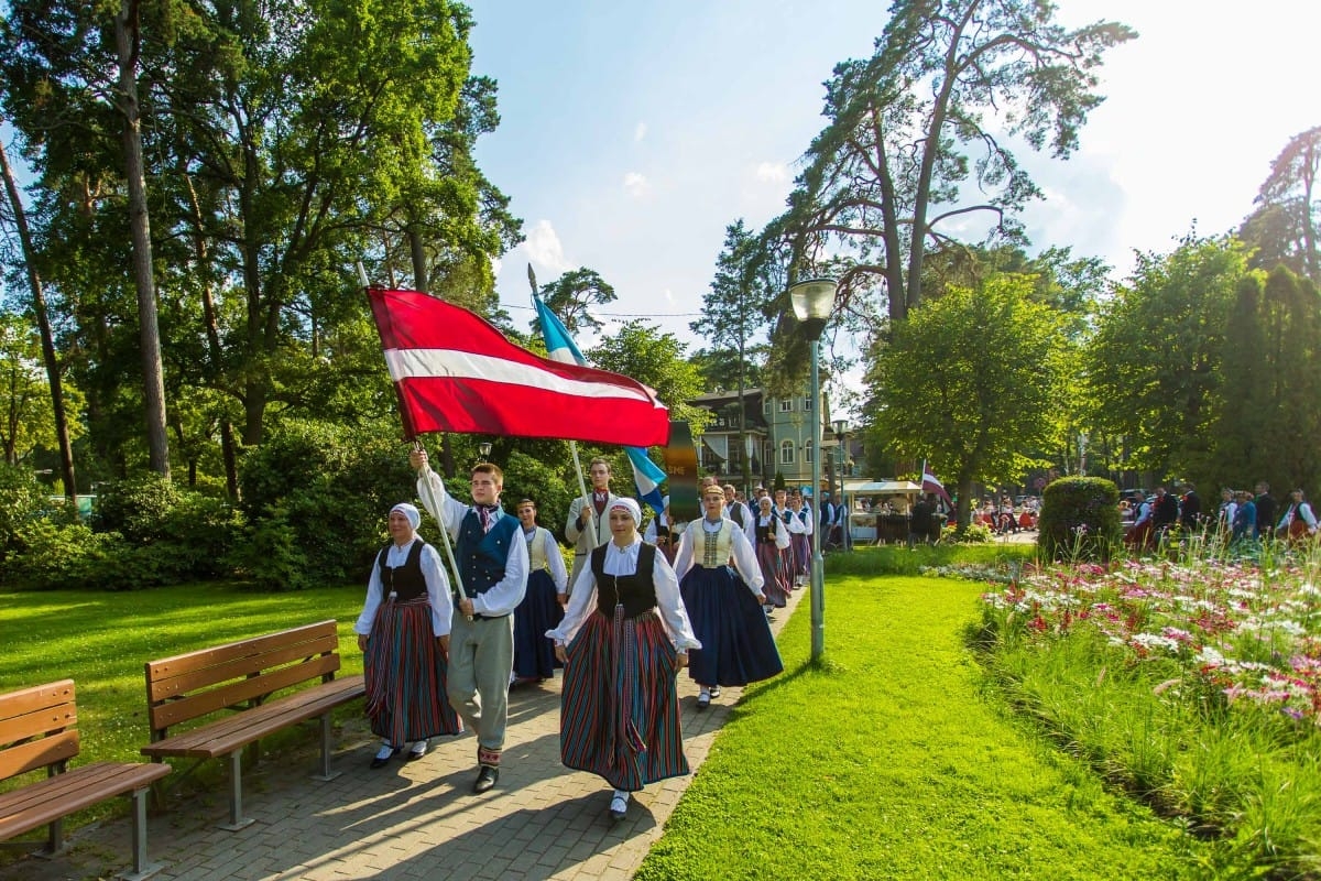 VIII Starptautiskā tautas deju festivāla "Sudmaliņas" atklāšanas diena