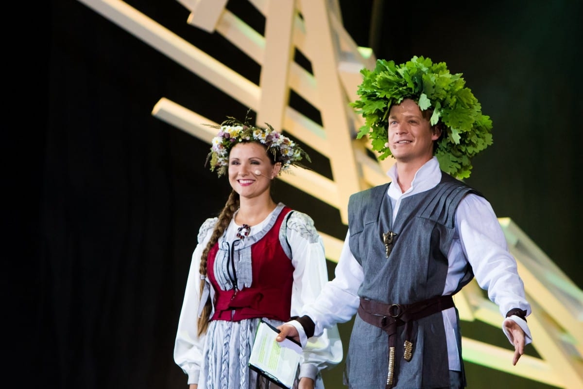 VIII Starptautiskā tautas deju festivāla "Sudmaliņas" atklāšanas diena