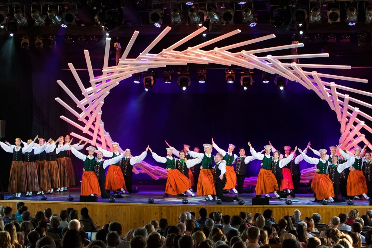 VIII Starptautiskā tautas deju festivāla "Sudmaliņas" atklāšanas diena