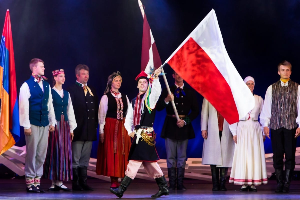 VIII Starptautiskā tautas deju festivāla "Sudmaliņas" atklāšanas diena
