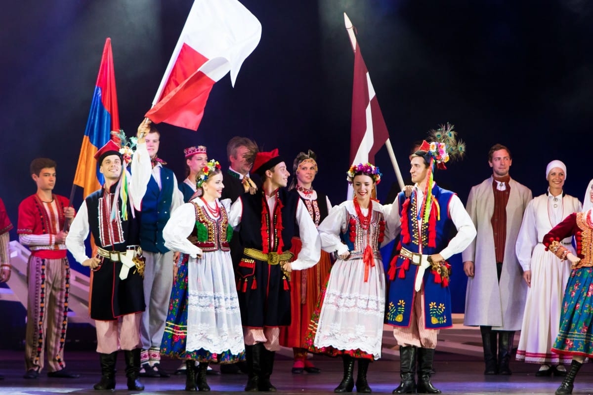 VIII Starptautiskā tautas deju festivāla "Sudmaliņas" atklāšanas diena