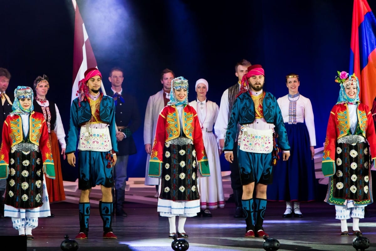 VIII Starptautiskā tautas deju festivāla "Sudmaliņas" atklāšanas diena