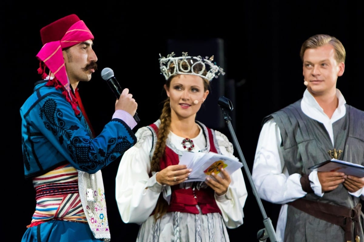 VIII Starptautiskā tautas deju festivāla "Sudmaliņas" atklāšanas diena