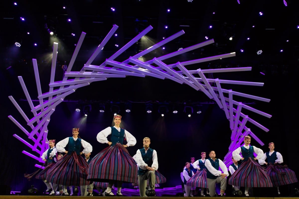 VIII Starptautiskā tautas deju festivāla "Sudmaliņas" atklāšanas diena