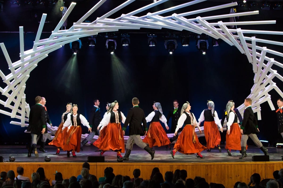 VIII Starptautiskā tautas deju festivāla "Sudmaliņas" atklāšanas diena