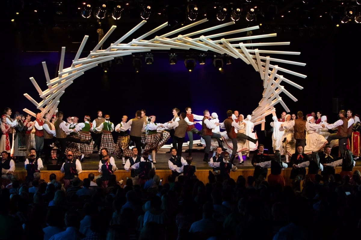 VIII Starptautiskā tautas deju festivāla "Sudmaliņas" atklāšanas diena