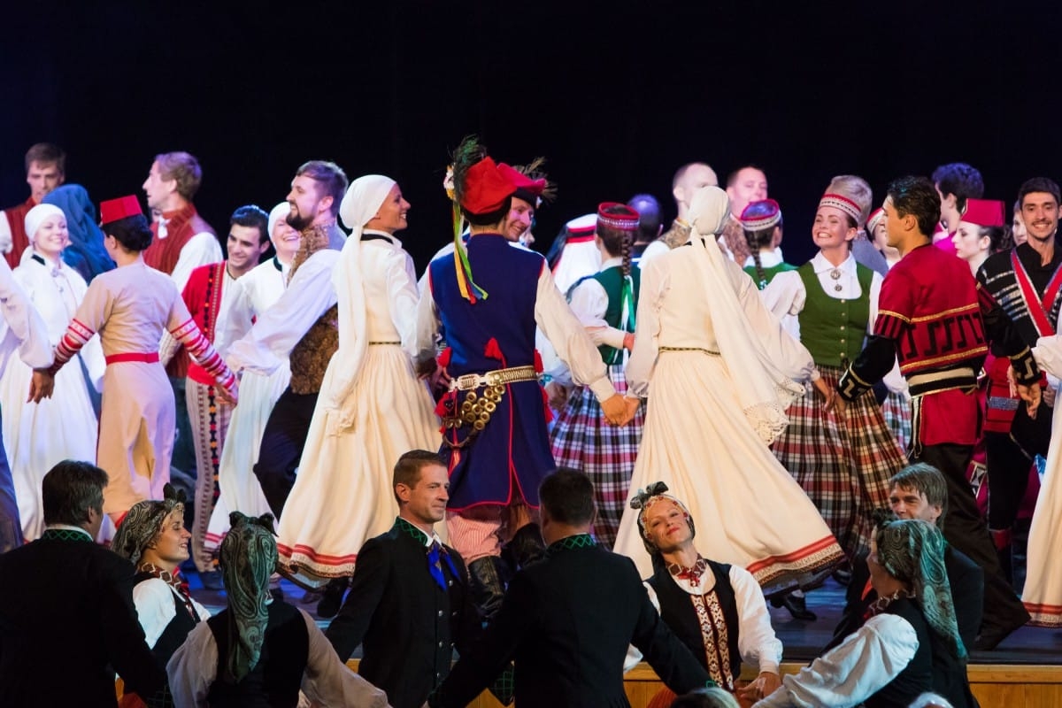 VIII Starptautiskā tautas deju festivāla "Sudmaliņas" atklāšanas diena