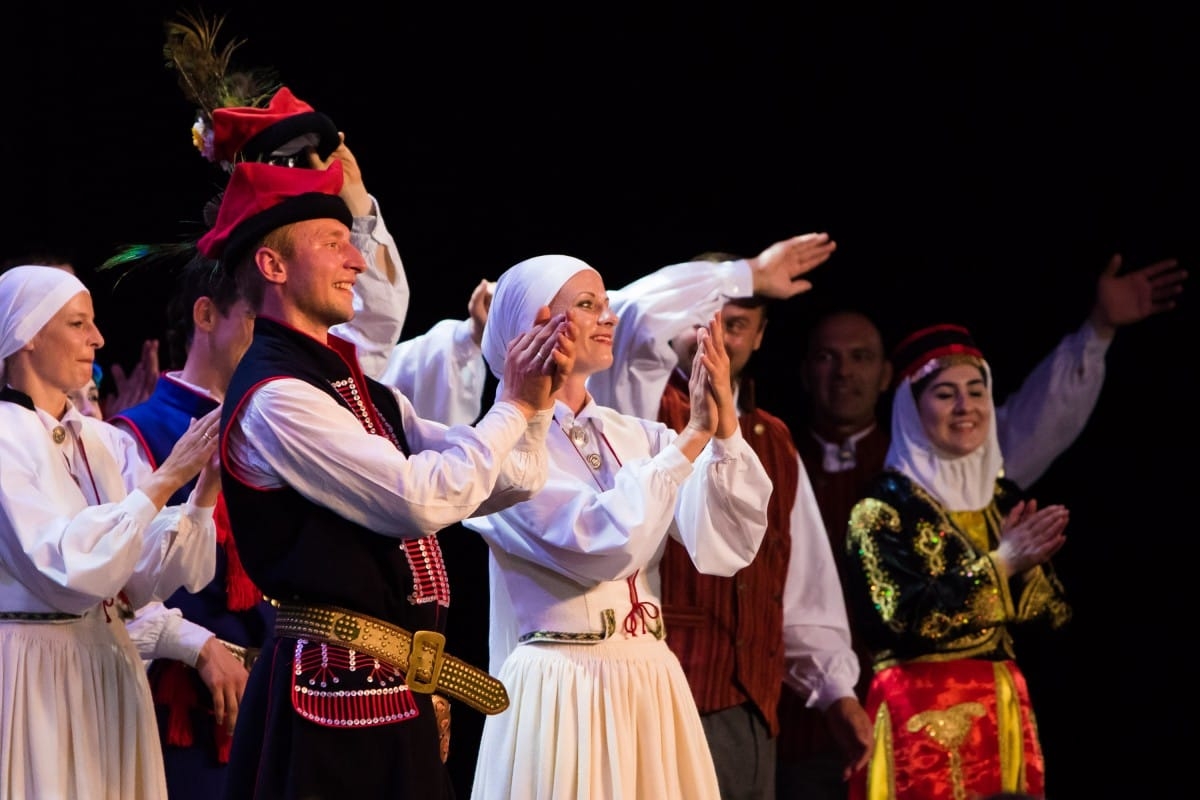 VIII Starptautiskā tautas deju festivāla "Sudmaliņas" atklāšanas diena