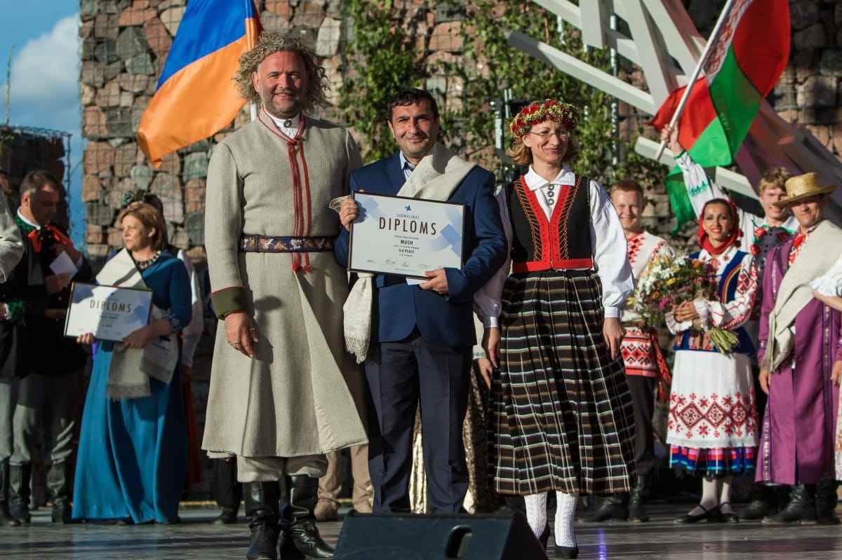 VIII Starptautiskā tautas deju festivāla "Sudmaliņas" Noslēguma koncerts "Pasaules vēji mūsu dejās"