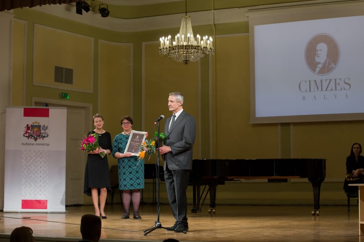 Kultūras ministrijas apbalvojuma un Cimzes balvas 2017 pasniegšanas ceremonija