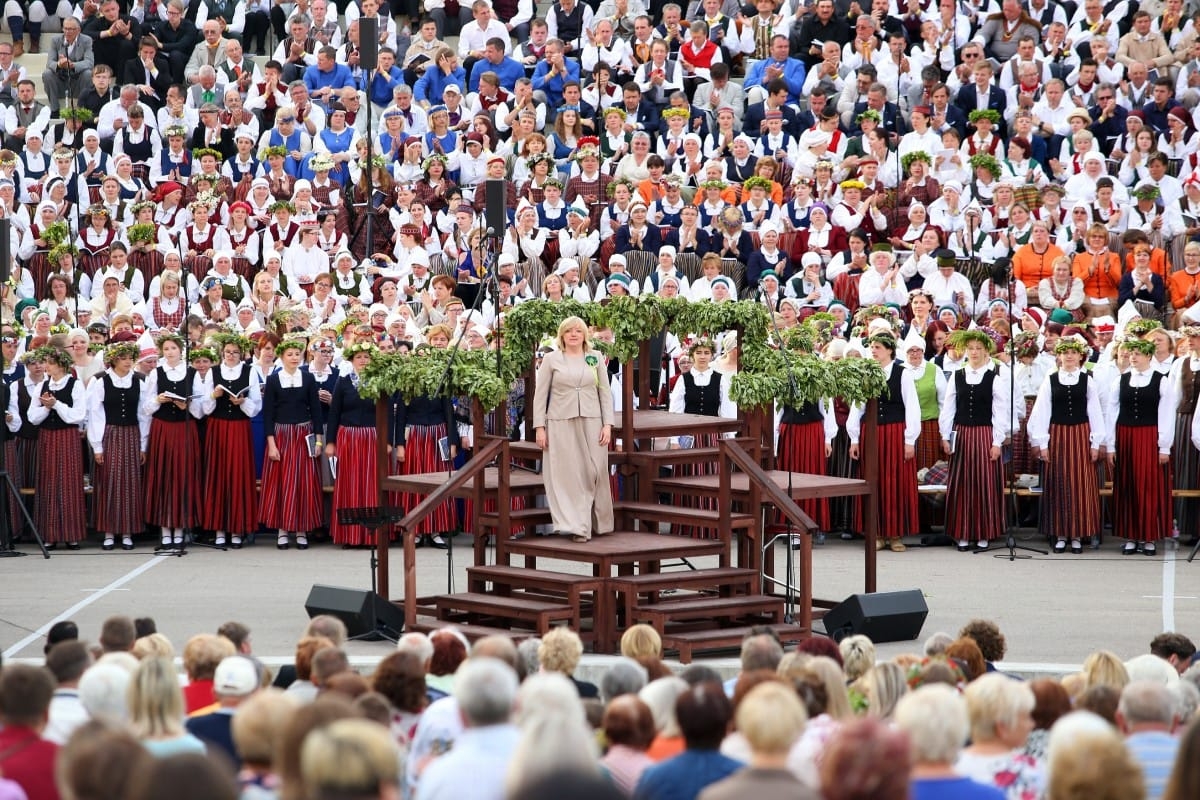 XXVI Vispārejo latviešu Dziesmu un XVI Deju svētku ieskaņas koncerts Jēkabpilī