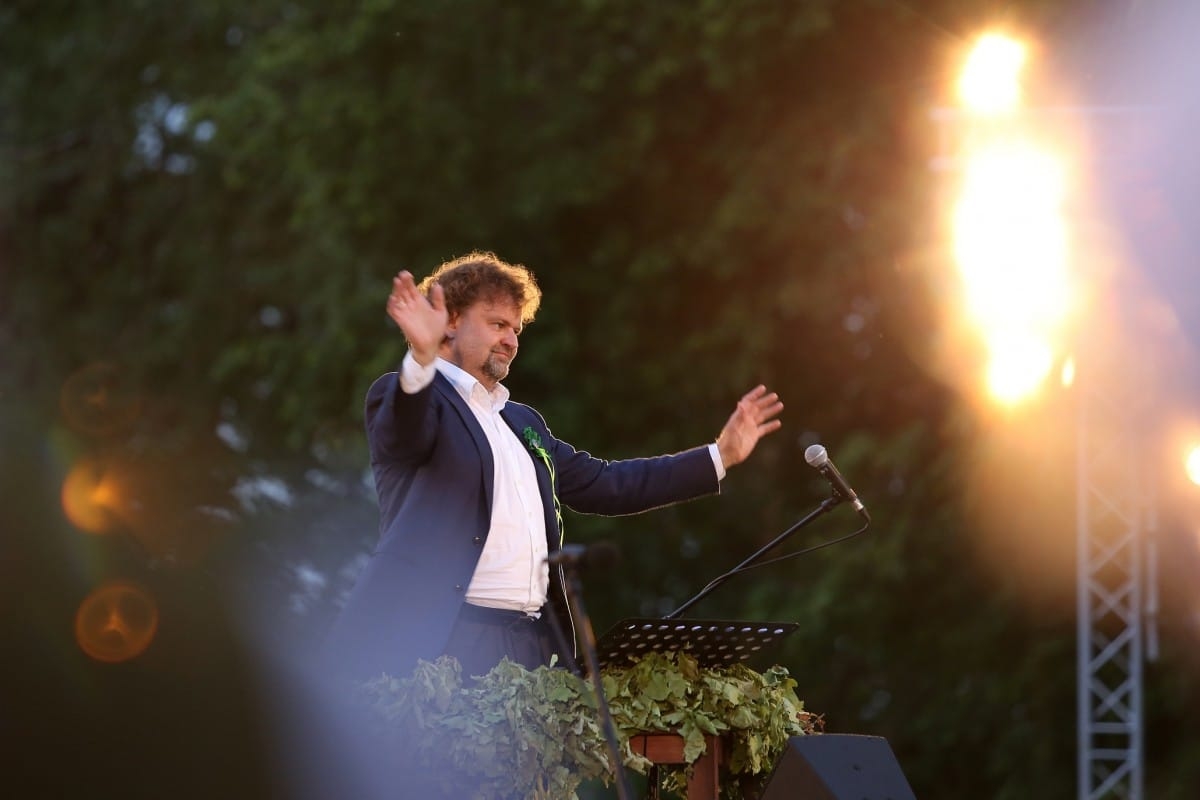 XXVI Vispārejo latviešu Dziesmu un XVI Deju svētku ieskaņas koncerts Jēkabpilī