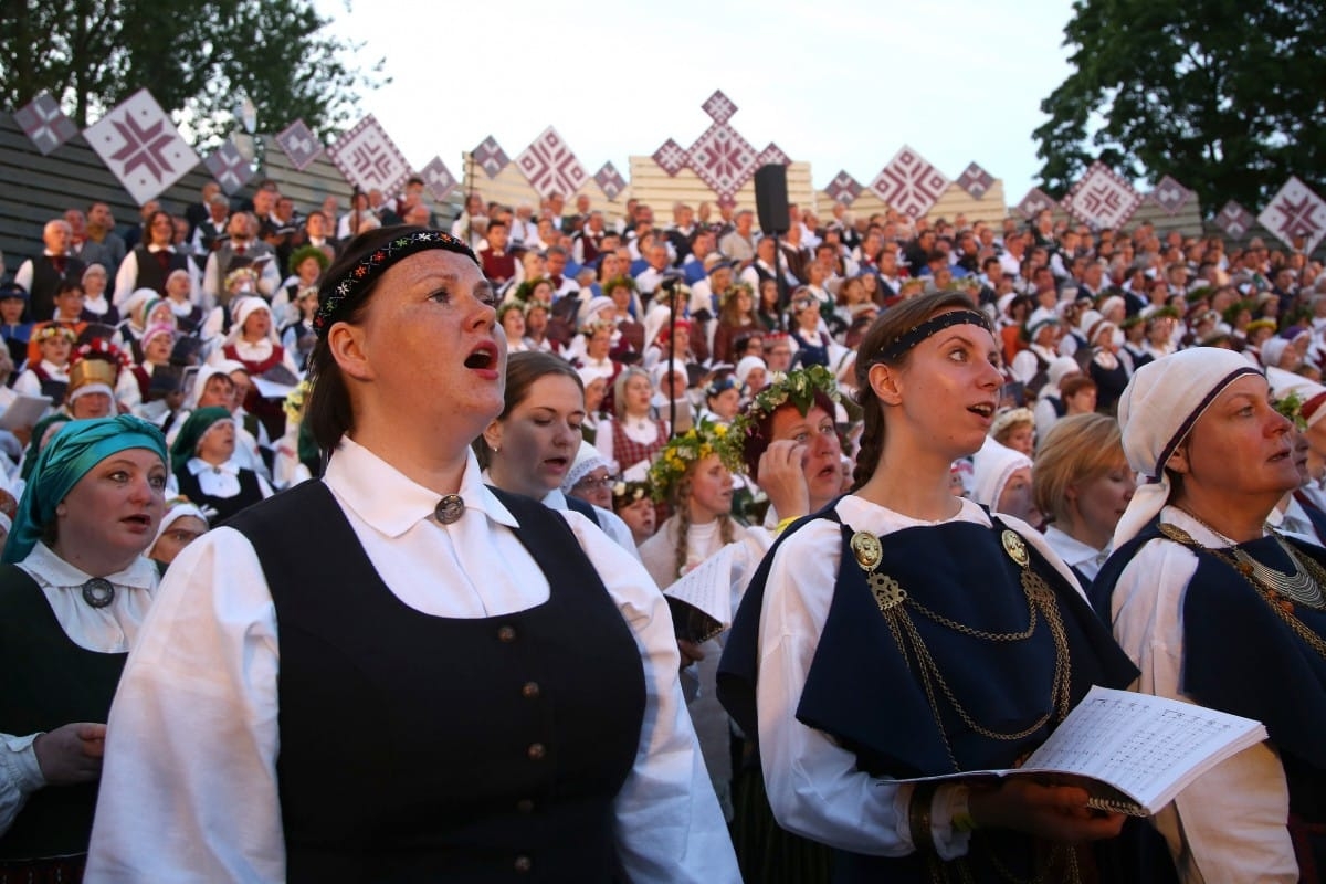 XXVI Vispārejo latviešu Dziesmu un XVI Deju svētku ieskaņas koncerts Jēkabpilī