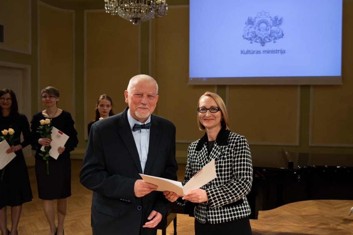 Kultūras ministrijas apbalvojuma un Cimzes balvas 2018.gada pasniegšanas ceremonija