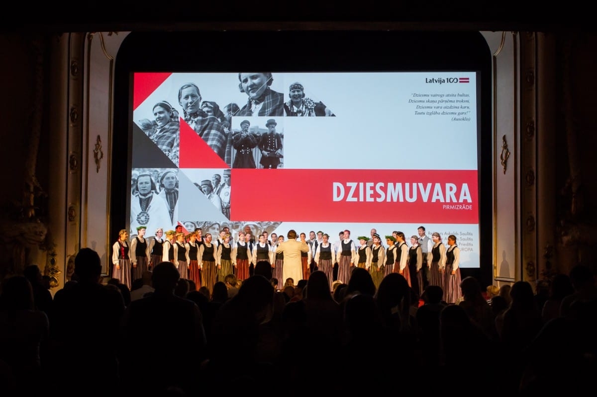 Dokumentālās filmas DZIESMUVARA pirmizrāde