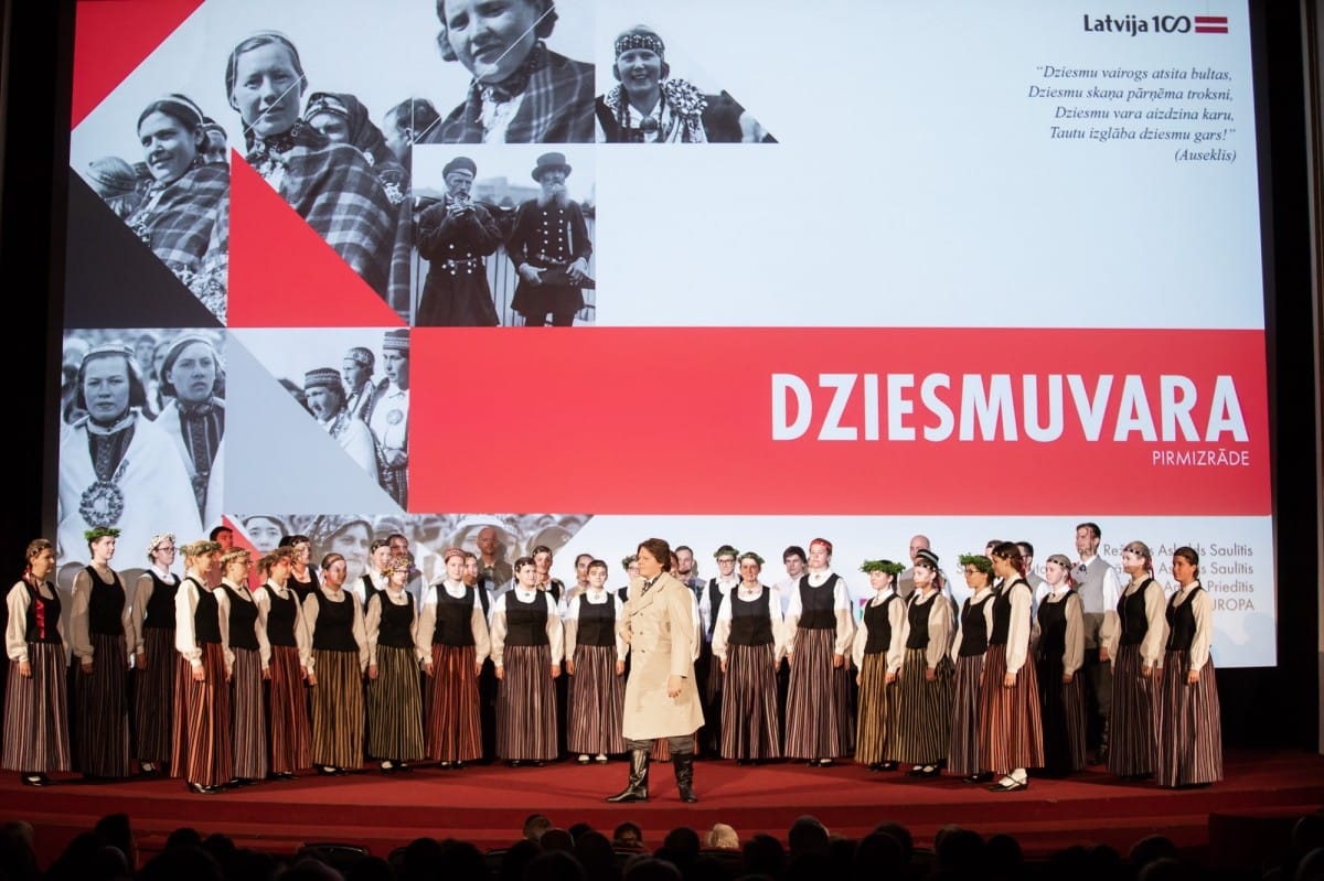 Dokumentālās filmas DZIESMUVARA pirmizrāde