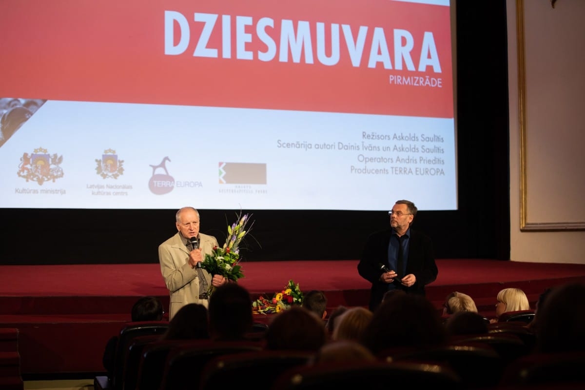 Dokumentālās filmas DZIESMUVARA pirmizrāde