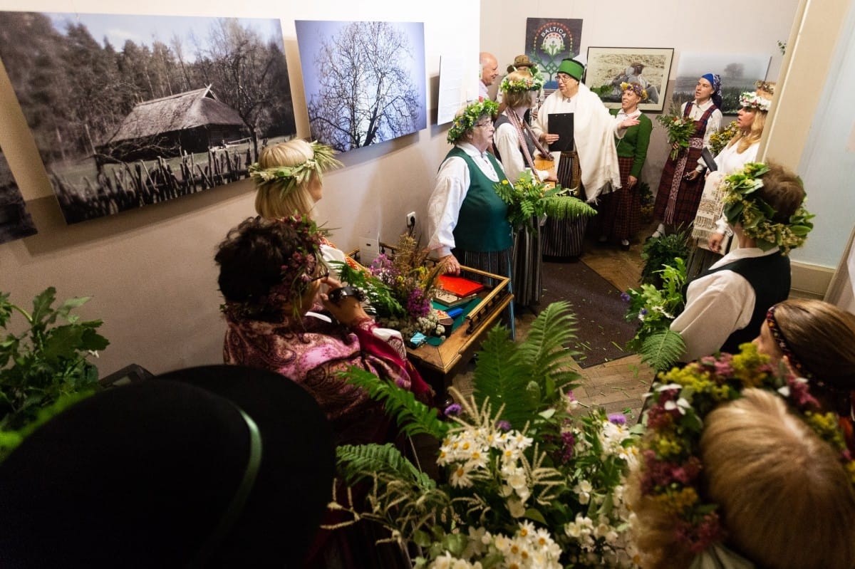 Izstādes "Astoņas baltas dienas - BALTICA Latvijā kopš 1988.gada" atklāšana Starptautiskais folkloras festivāls BALTICA 2018