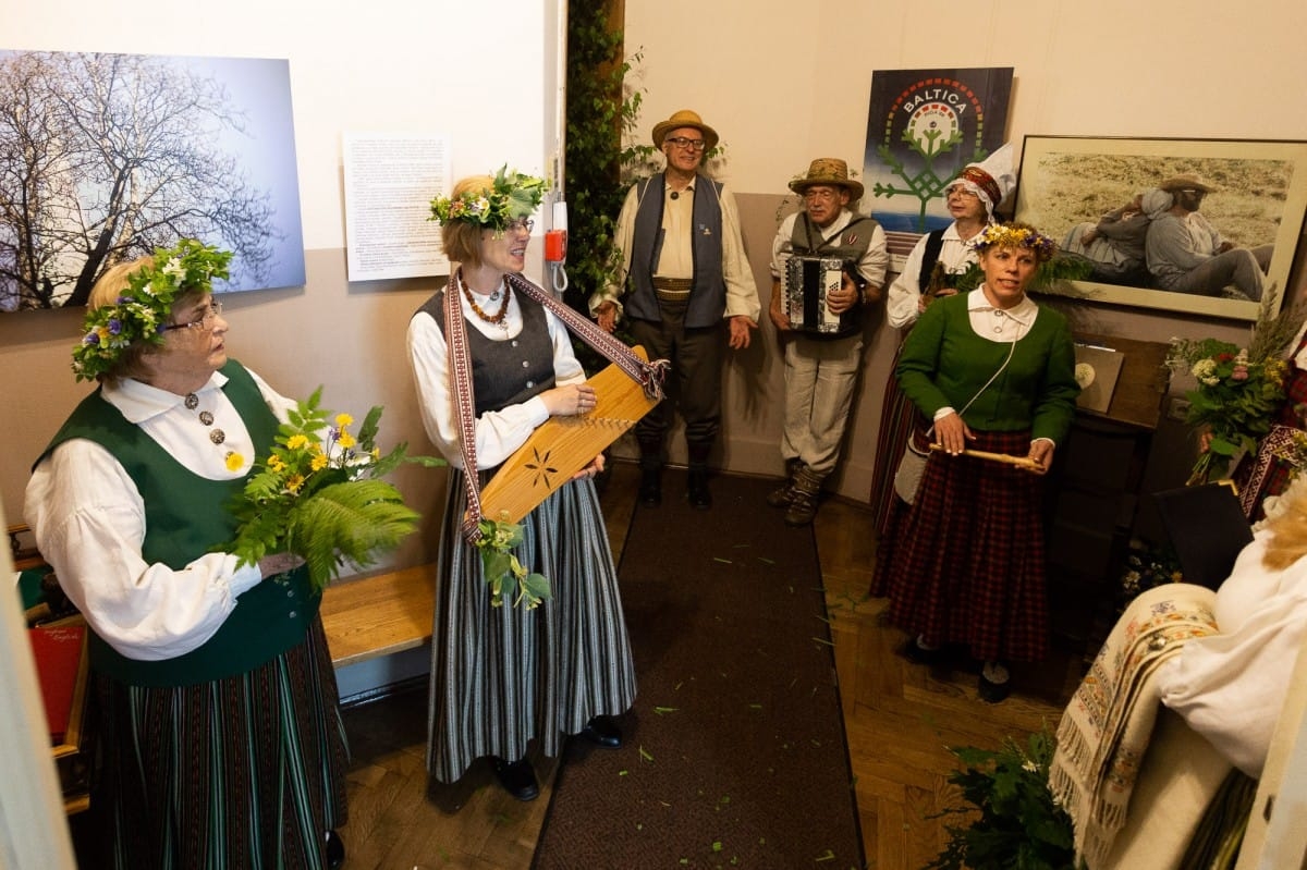 Izstādes "Astoņas baltas dienas - BALTICA Latvijā kopš 1988.gada" atklāšana Starptautiskais folkloras festivāls BALTICA 2018