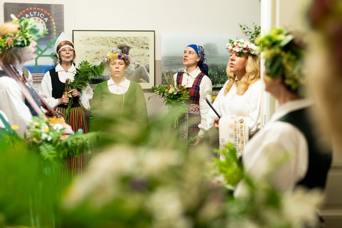 Izstādes "Astoņas baltas dienas - BALTICA Latvijā kopš 1988.gada" atklāšana Starptautiskais folkloras festivāls BALTICA 2018