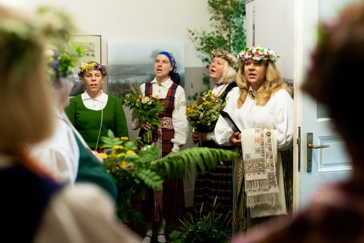 Izstādes "Astoņas baltas dienas - BALTICA Latvijā kopš 1988.gada" atklāšana Starptautiskais folkloras festivāls BALTICA 2018