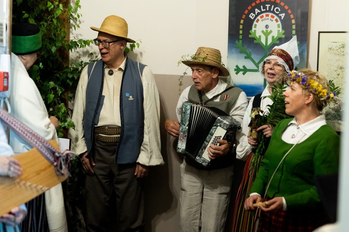 Izstādes "Astoņas baltas dienas - BALTICA Latvijā kopš 1988.gada" atklāšana Starptautiskais folkloras festivāls BALTICA 2018