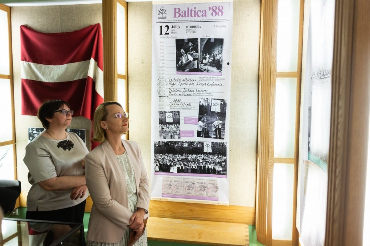 Izstādes "Astoņas baltas dienas - BALTICA Latvijā kopš 1988.gada" atklāšana Starptautiskais folkloras festivāls BALTICA 2018